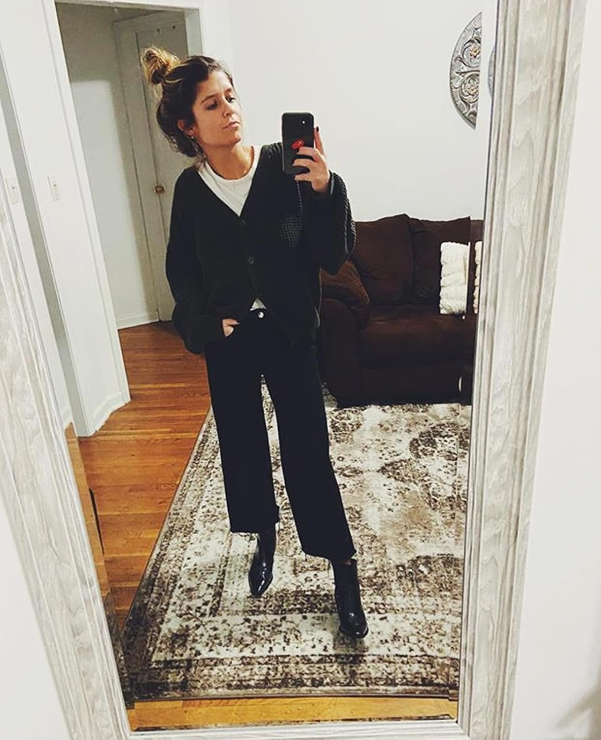 Thumbnail 6 de QUALFORT Cardigan Oversized 100% Cotton Button-Down 🍂