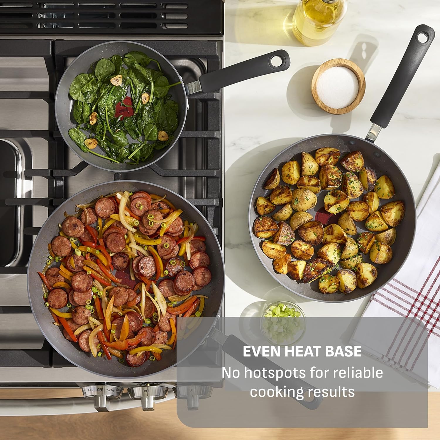 Thumbnail 6 de T-Fal Ultimate Hard Anodized Nonstick 10-Piece Cookware Set