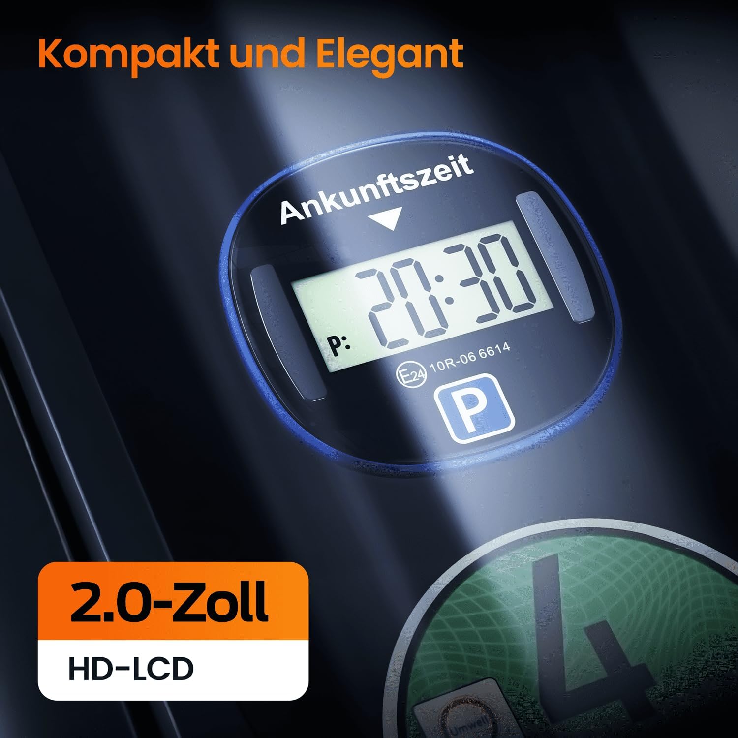 Detalle 2 de Gooofly Chrono Pro digitale Parkscheibe 3 Modi ⏱
