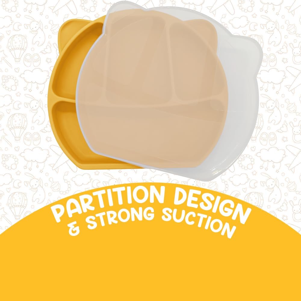 Detalle 2 de Melabama Silicone Baby Feeding Set – 10 Piece Weaning Kit (Daisy Drop)