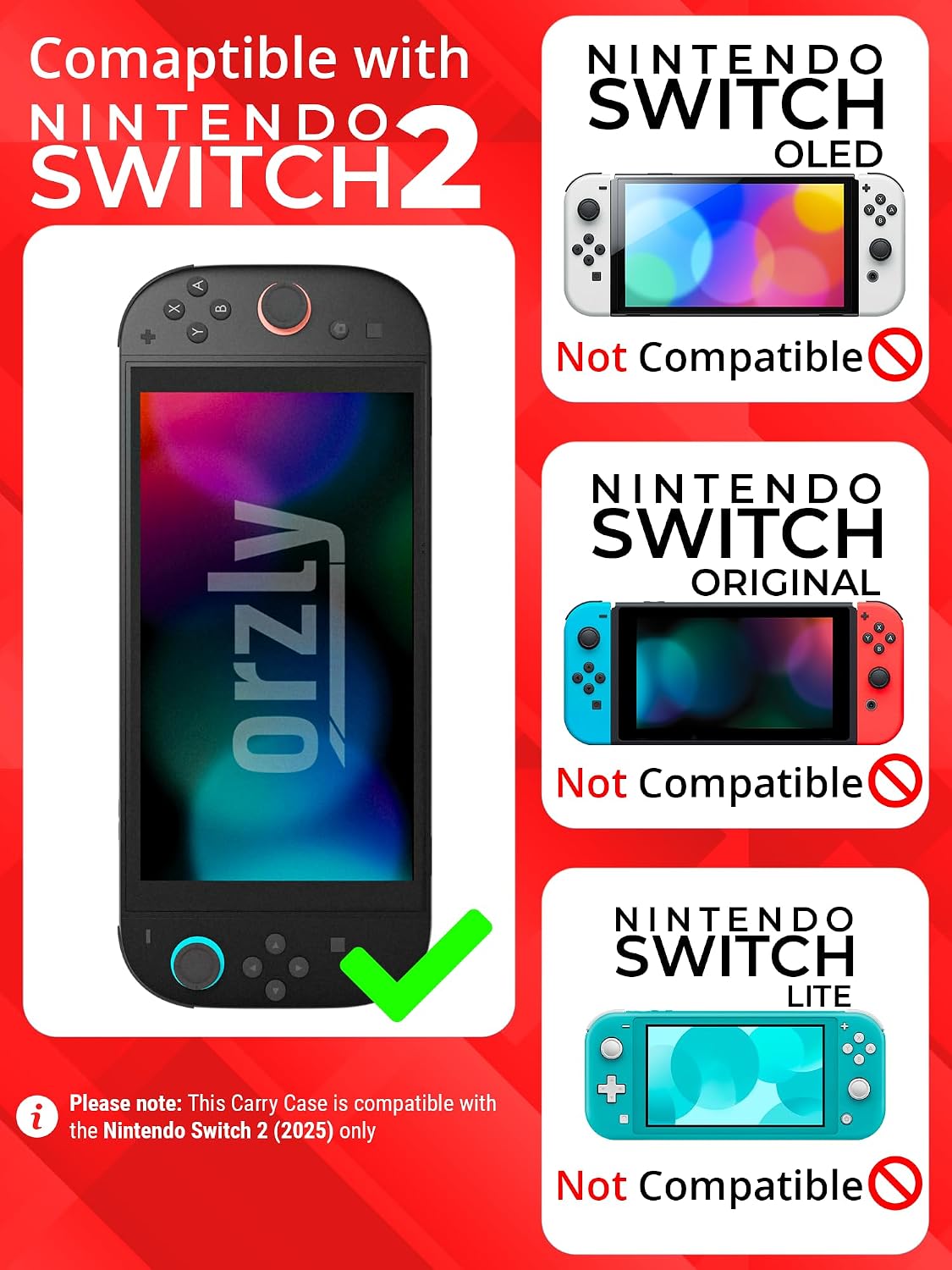 Thumbnail 1 de Orzly Nintendo Switch 2 Case