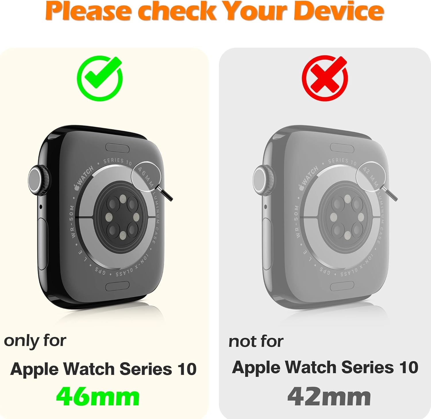 Thumbnail 1 de Piuellia Protective Case for Apple Watch Series 11 46mm