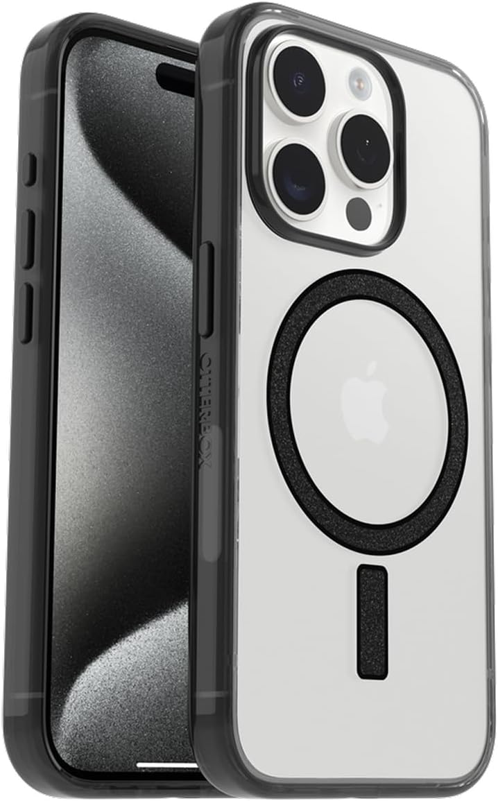 Detalle 1 de OtterBox Funda Clear Case MagSafe para iPhone 15 Pro