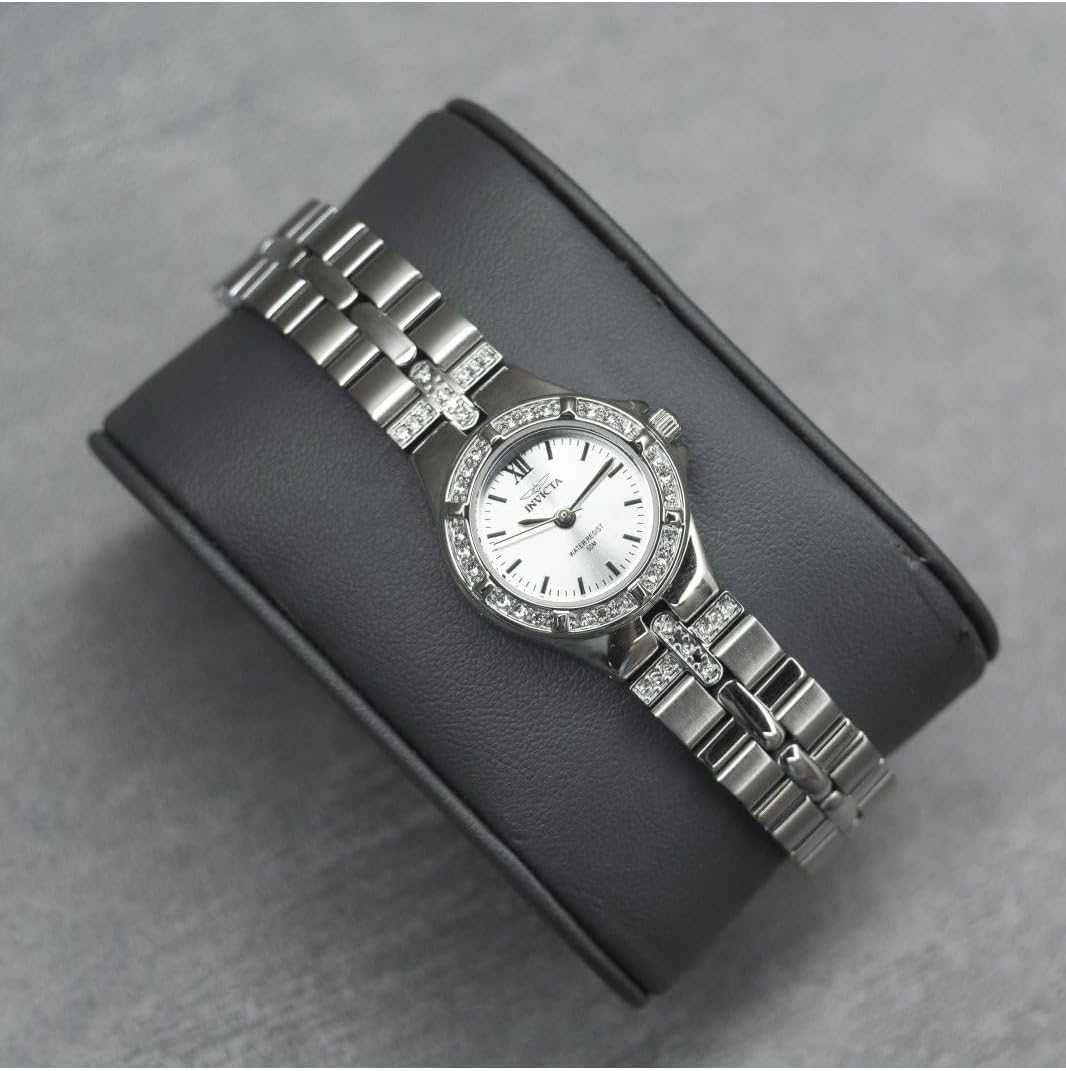 Thumbnail 1 de Invicta Wildflower 0132 pour femme — montre à quartz en acier inoxydable, boîtier 21 mm