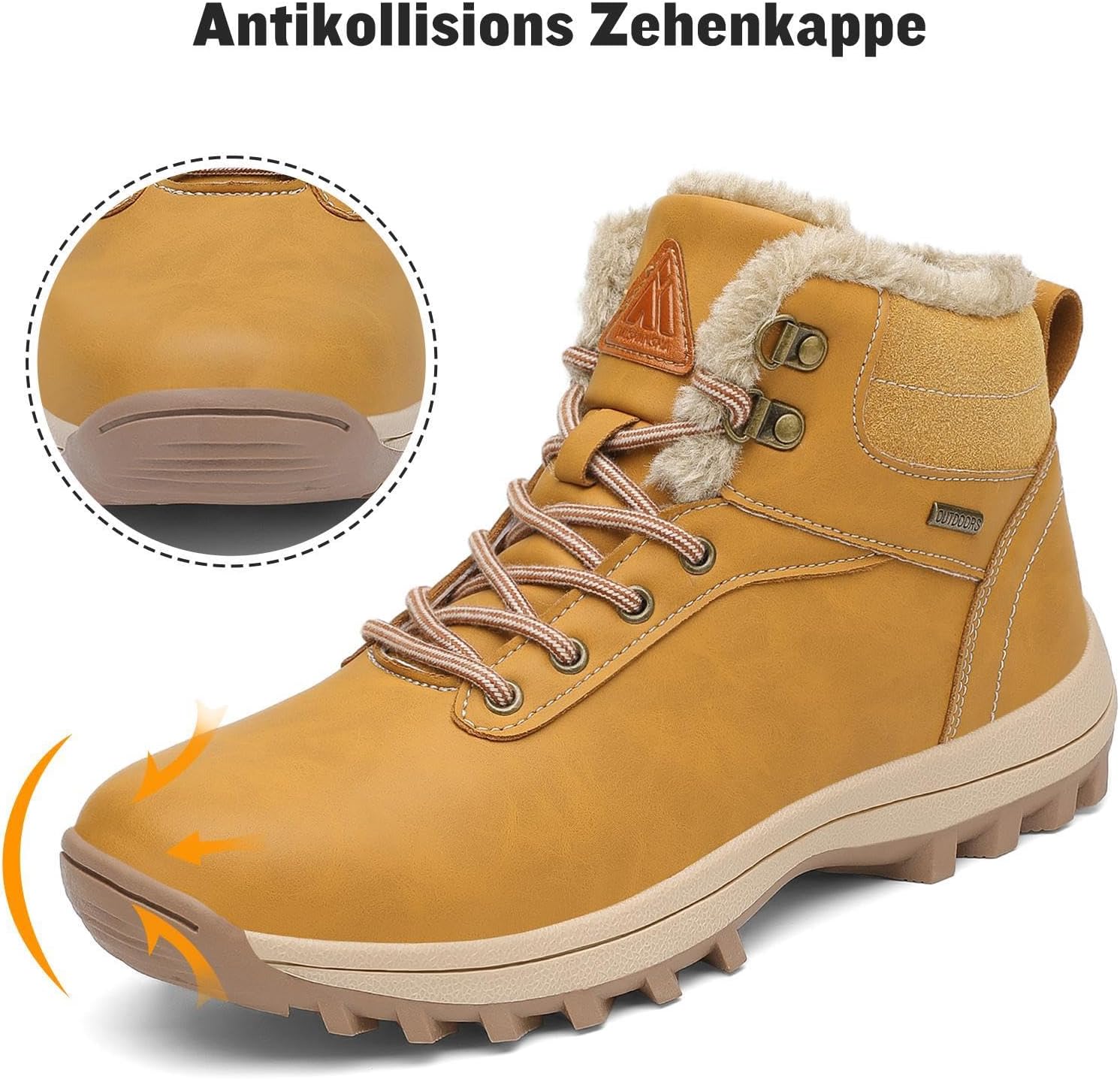 Detalle 2 de Mishansha Bottines Hiver Fourrées 36-48