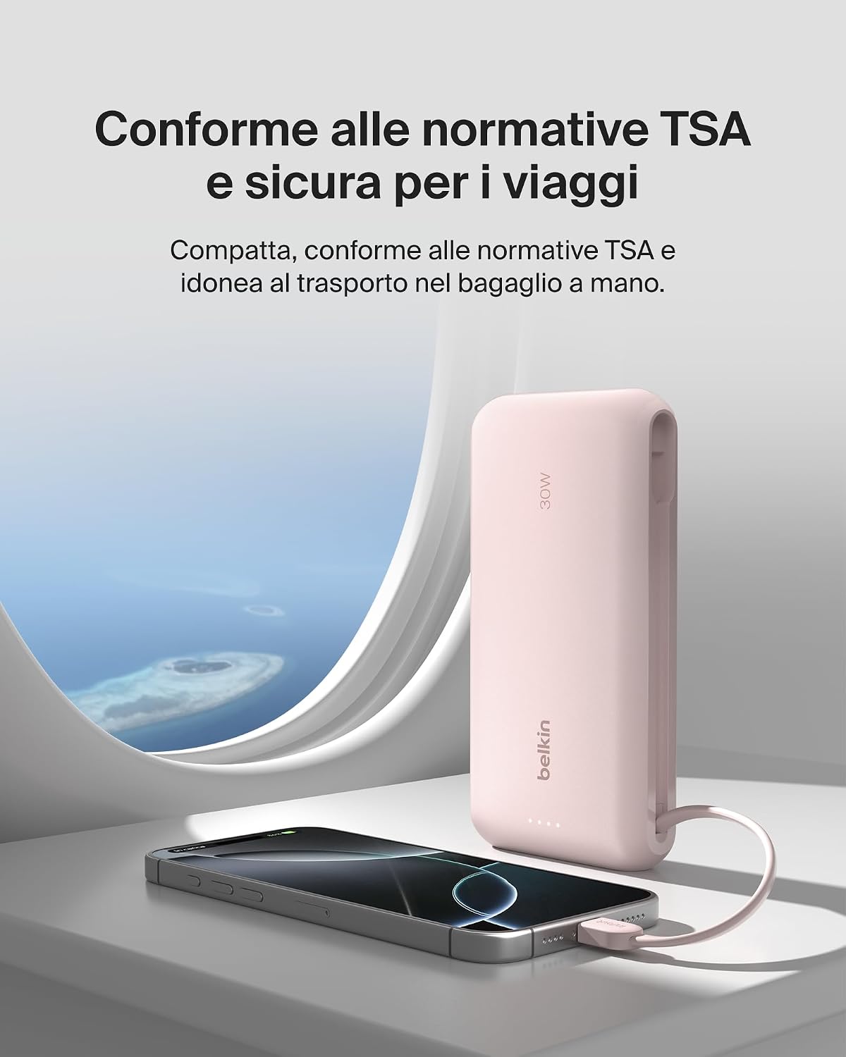Thumbnail 5 de Belkin Caricabatteria portatile power bank 20.000 mAh 30 W
