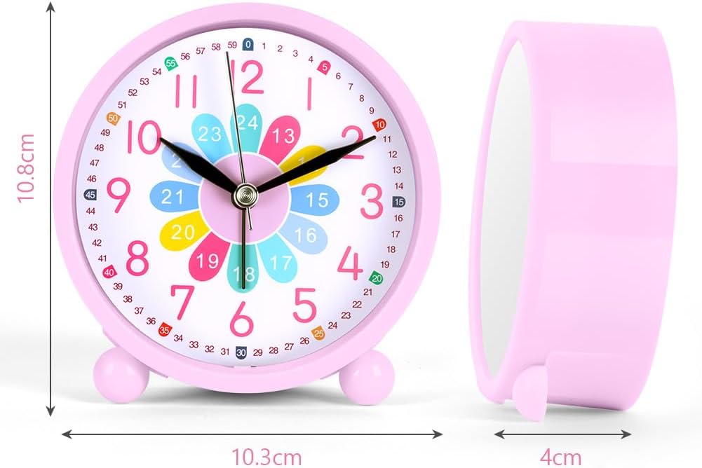Detalle de OSDUE P2-KTNCO1250731-FBA kinderwekker, analoog, 10 cm en 1-24-uurswijzerplaat