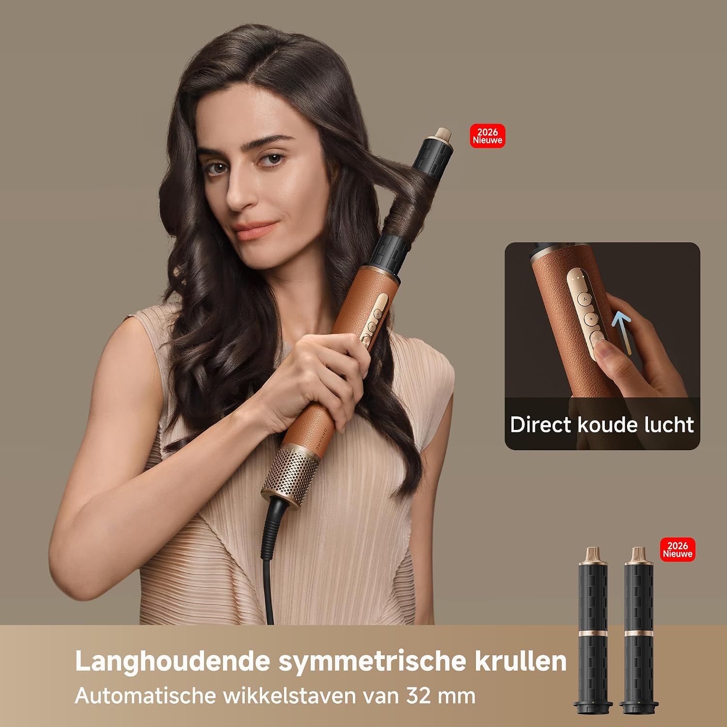 Detalle de Dreame AirStyle Pro 7-in-1 multi-styler, 1.300 watt, goud