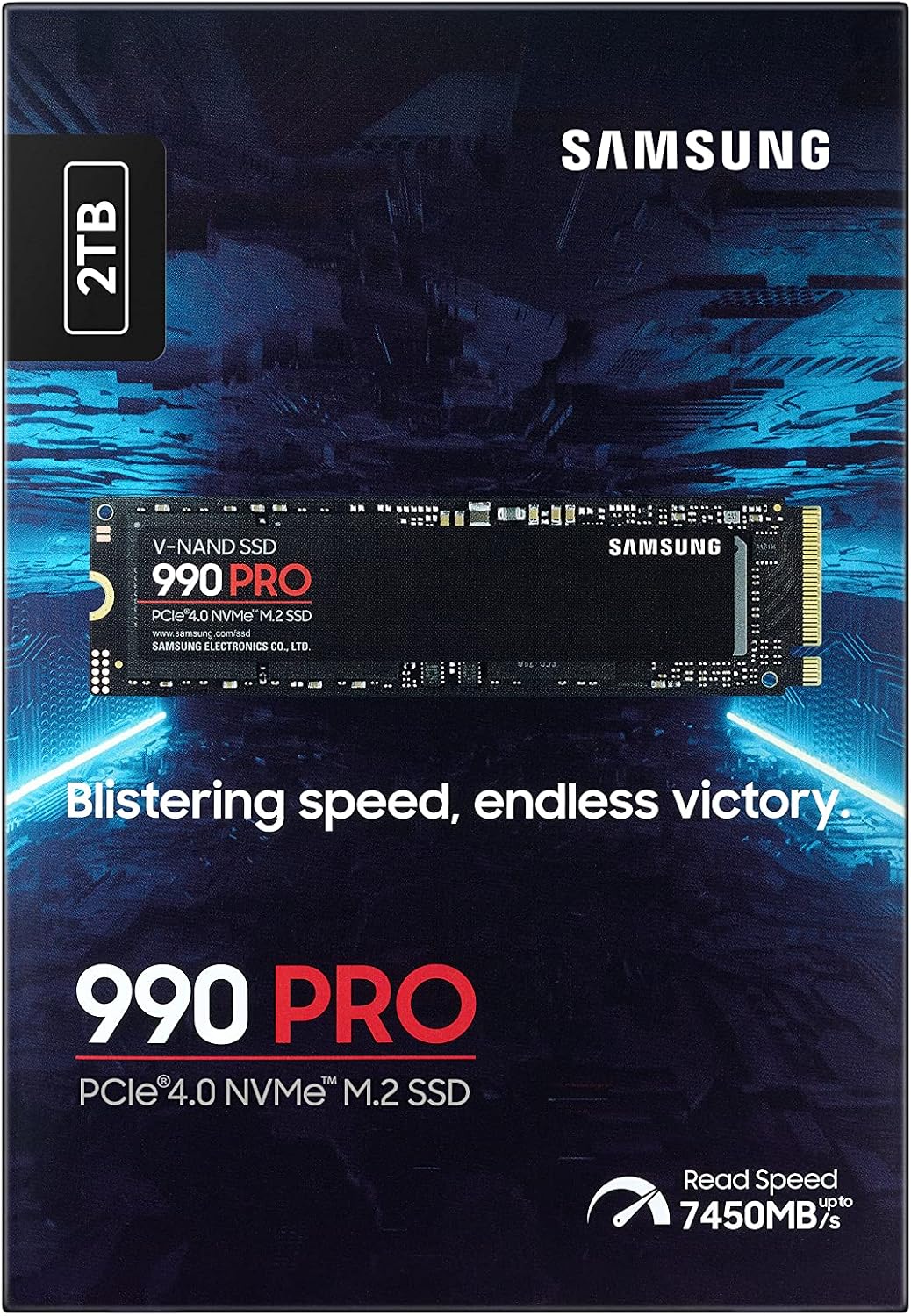 Detalle de Samsung 990 PRO 2TB NVMe SSD (M.2, PCIe 4.0)