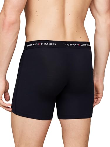 Detalle de Tommy Hilfiger Boxers Lot de 3 Homme en Coton Multicolore – S