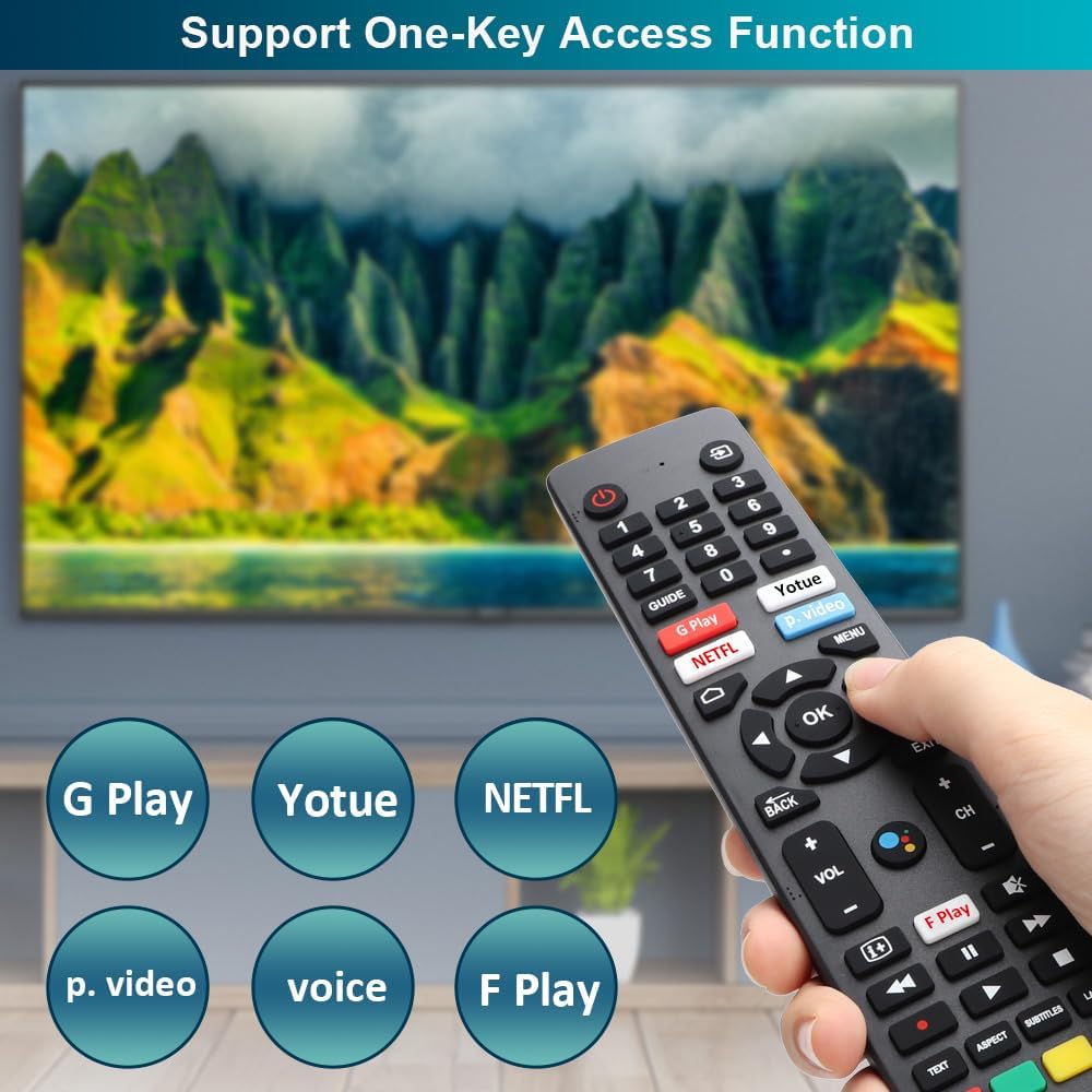 Detalle 2 de Gvirtue RM-C3250 Voice Remote for JVC TVs