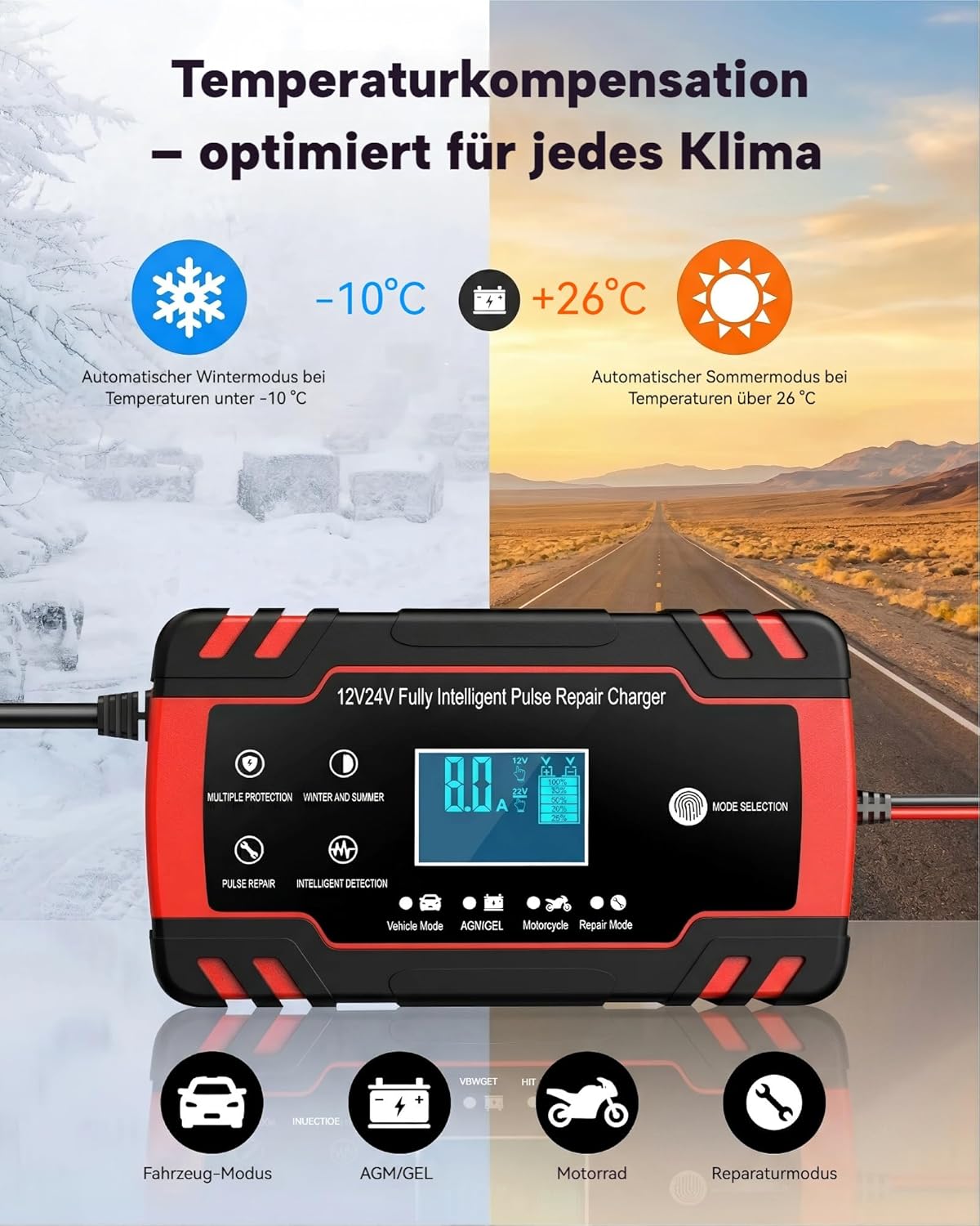 Thumbnail 6 de Autobatterie Ladegerät 8 A