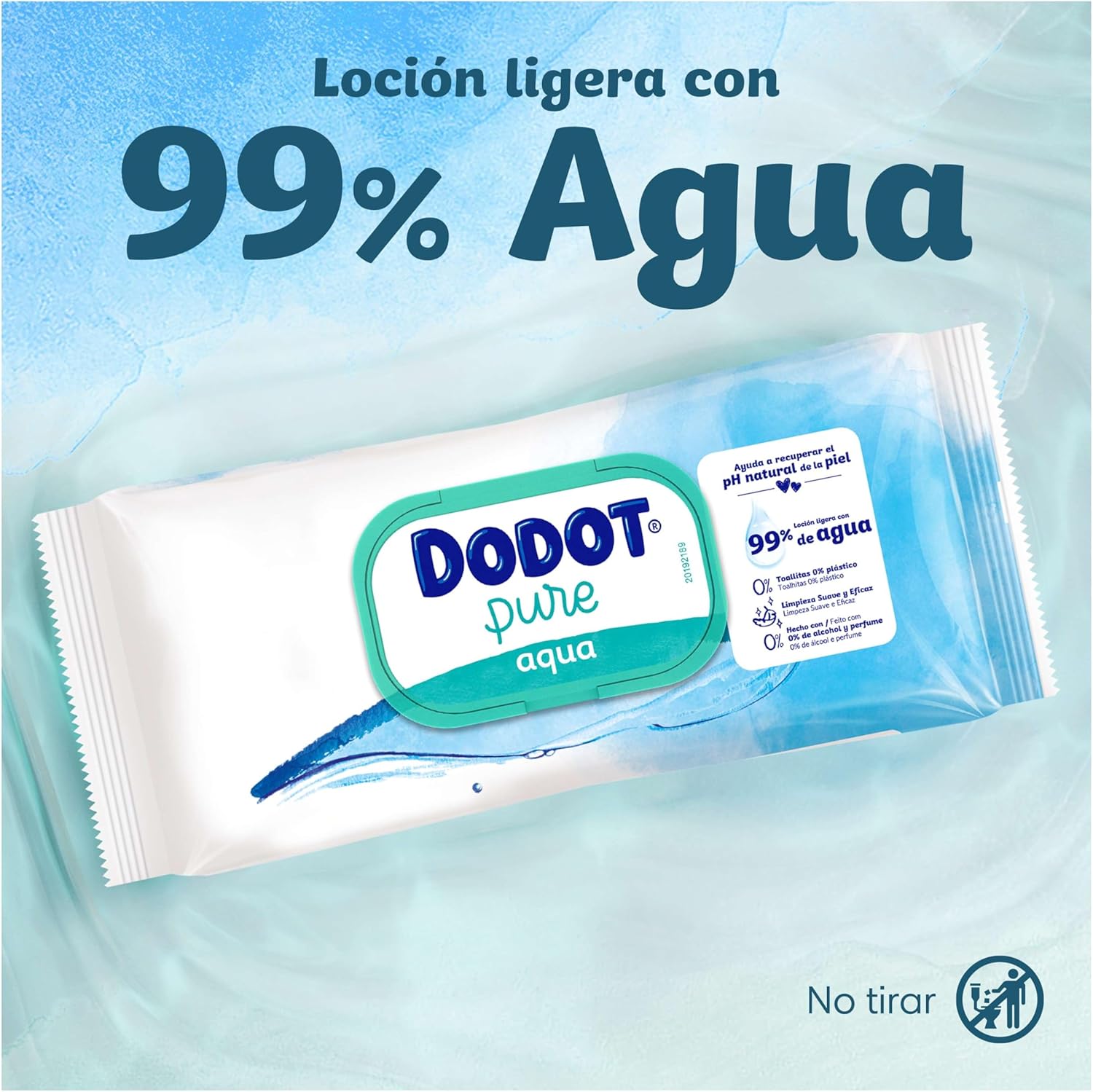 Thumbnail 2 de Dodot Aqua Pure Toallitas 1536