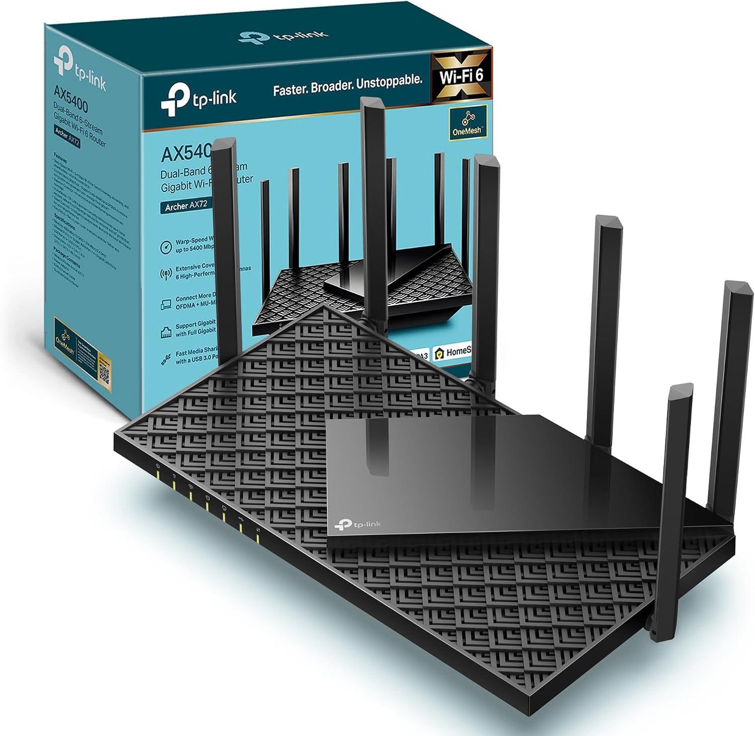 Detalle de TP-Link Archer AX72 AX5400 WiFi 6 Router