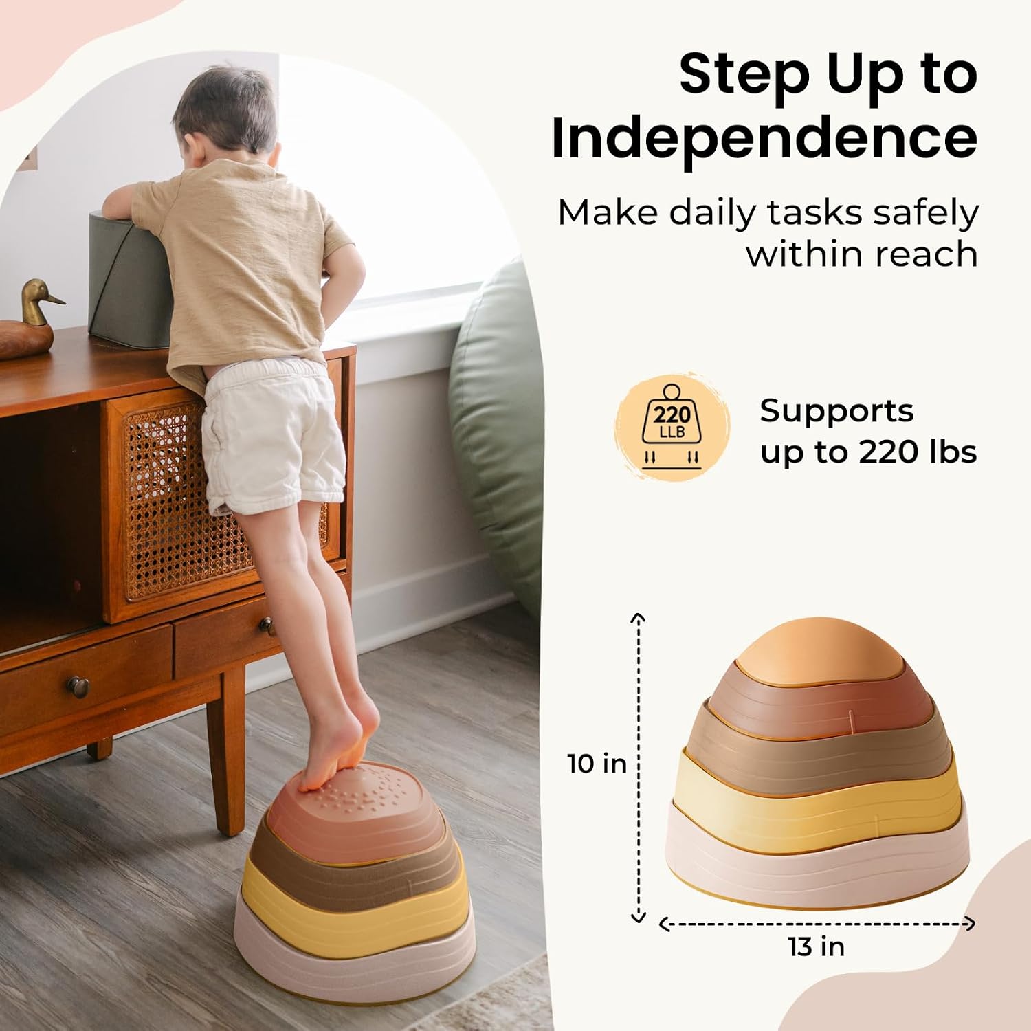 Thumbnail 5 de Tiny Land Stepping Stones 5pc Non-Slip Set