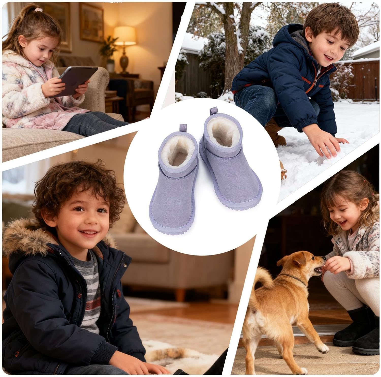 Detalle 2 de Mishansha Bottines d'hiver enfants GR.24-36