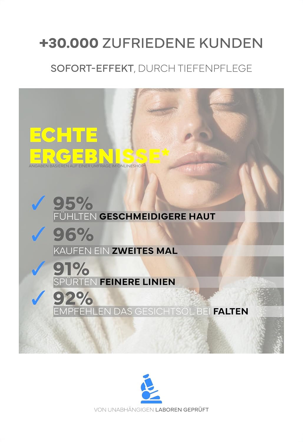Thumbnail 2 de BIO Gesichtsöl mit Rizinusöl, Jojobaöl, Weihrauch & Vitamin E – Pflegeöl gegen Trockenheit und feine Linien