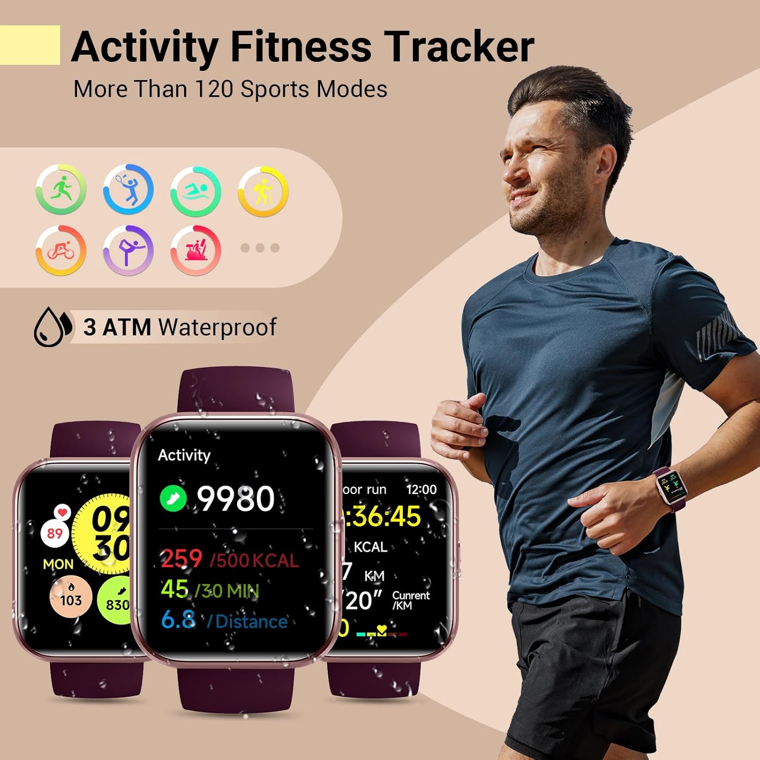 Thumbnail 4 de Smartwatch for Women with 120 Sports Modes