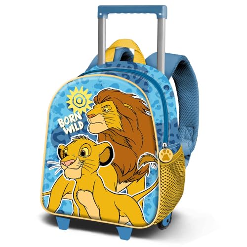 Detalle de Disney El Rey León Wild Mochila 3D con Ruedas 7 L