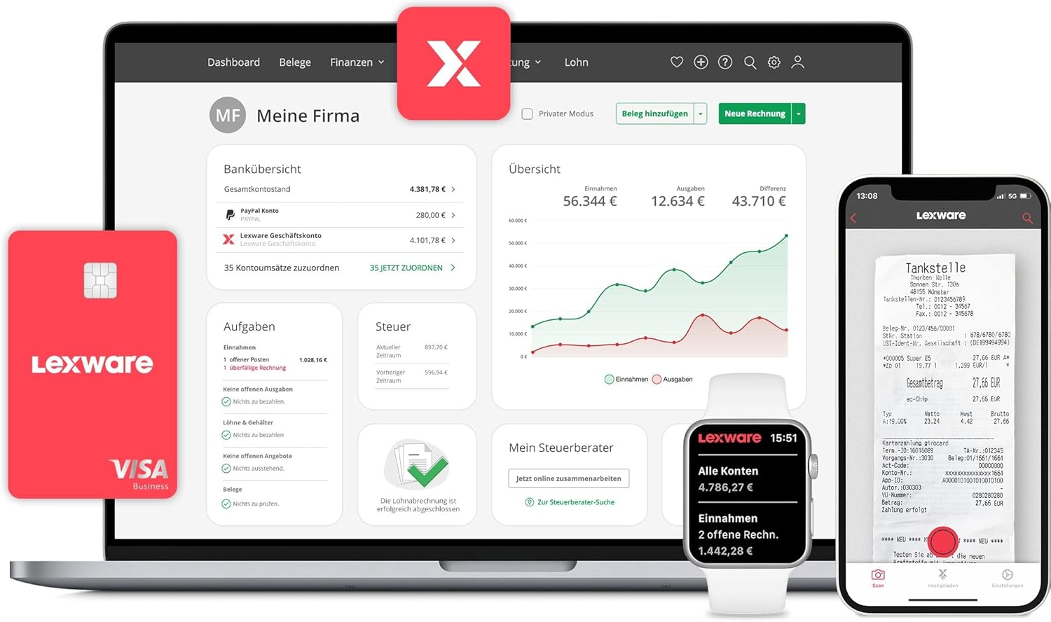 Detalle de Lexware Office XL 365 Tage Aktivierungscode