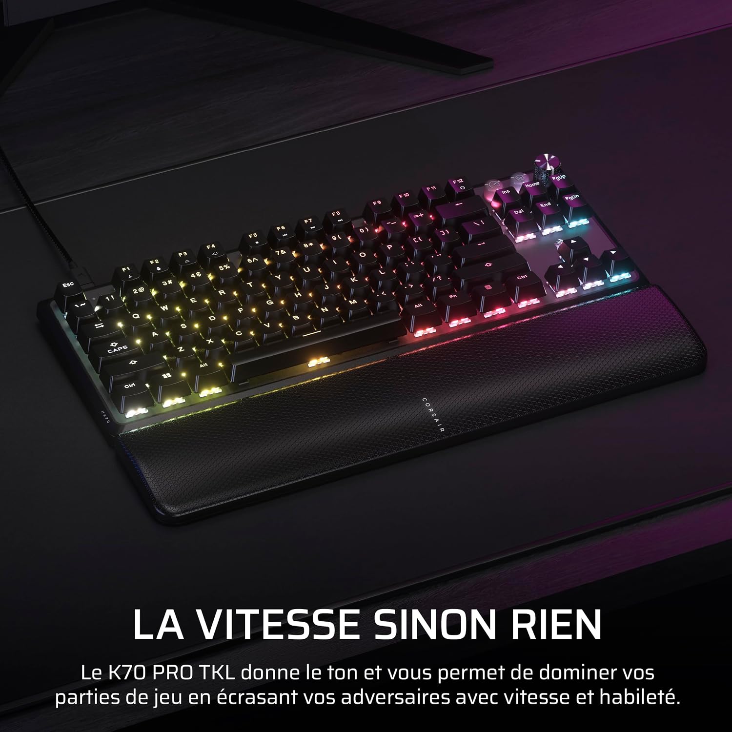 Thumbnail 1 de CORSAIR K70 PRO TKL clavier 8000Hz ⌨