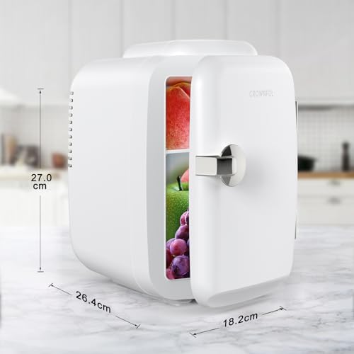 Thumbnail 6 de CROWNFUL Mini Fridge 4L: Portable Cooler and Warmer for Personal Use