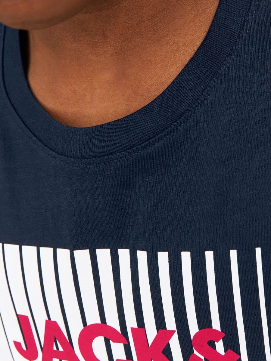 Detalle 2 de JACK & JONES JUNIOR Jjecorp Logo Tee Play T-shirt manica lunga per ragazzi