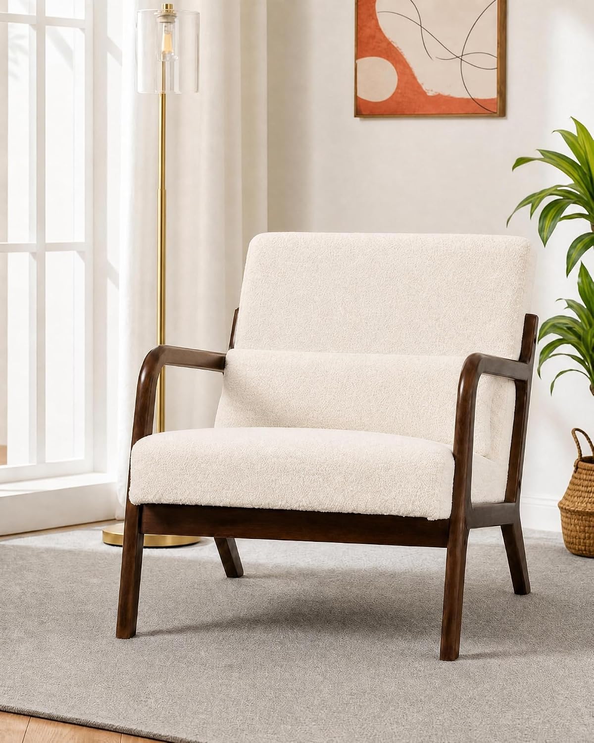 Detalle de Garvee Sherpa Accent Chair