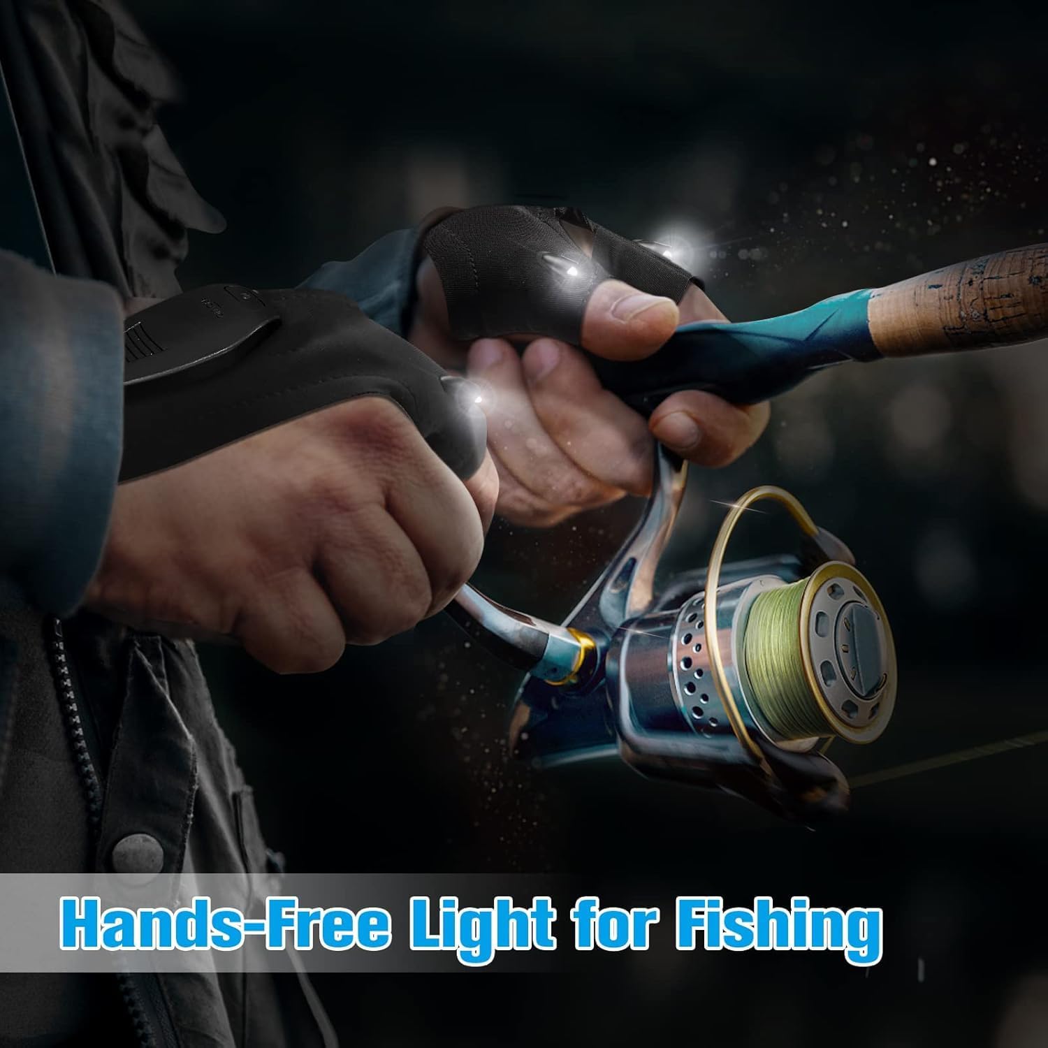 Thumbnail 3 de Hinshark LED-Handschuhe wiederaufladbar 7–10h