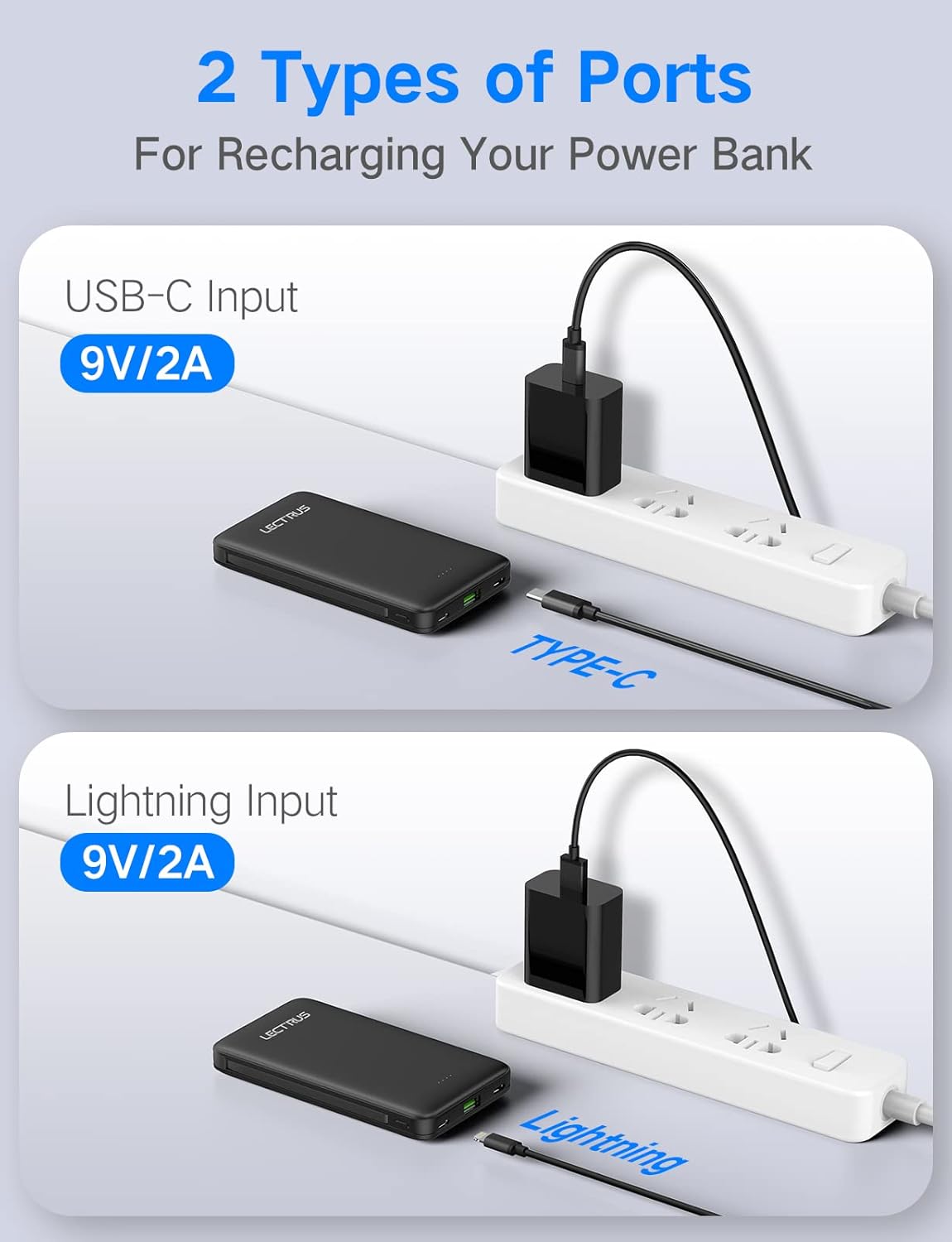Thumbnail 1 de Lectrus 10000mAh Power Bank