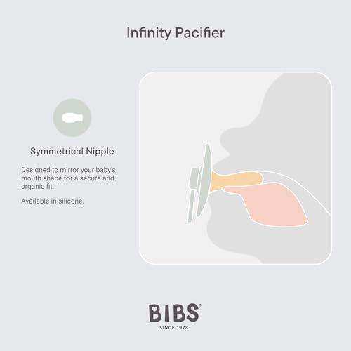 Detalle de Lot de 2 sucettes BIBS Infinity, silicone, taille 1 đ”