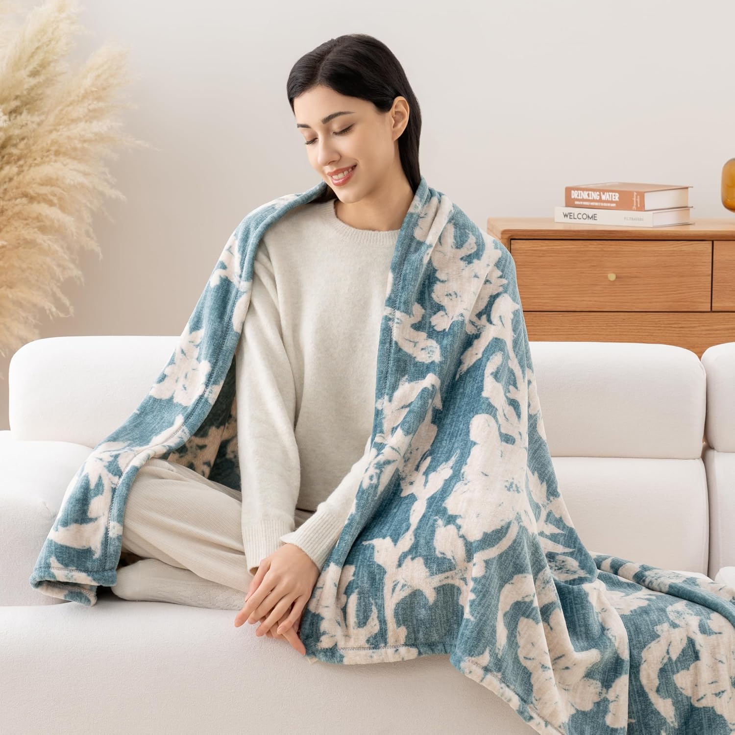 Thumbnail 3 de Luxury Printed Fleece Warm Blanket 70×90 Inches 🛋