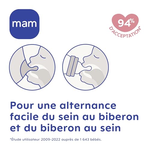 Thumbnail 3 de MAM Easy Start Anti-Colique Lot de 2 Biberons 260 ml (2+ mois) Lilas + Sable