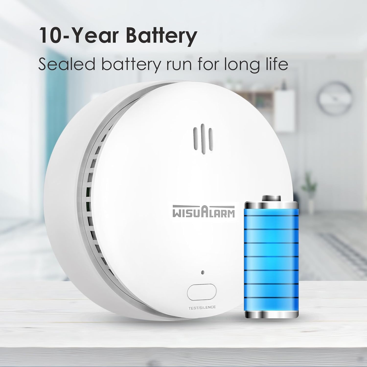 Thumbnail 6 de Smoke Alarm with 10-Year Battery Life and Interlinked Fire Safety Network