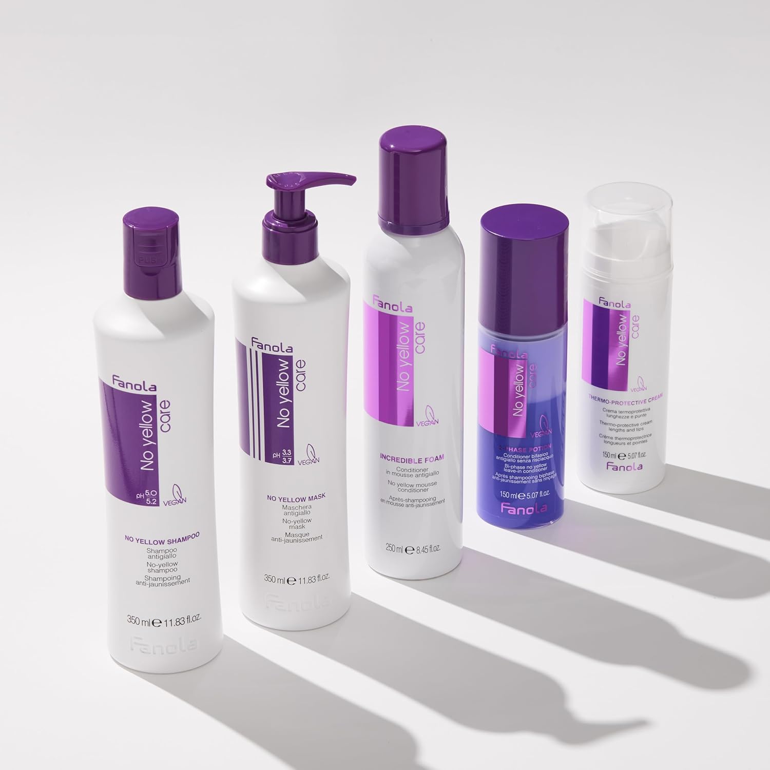 Thumbnail 6 de Fanola No Yellow Purple Shampoo — Purple Color Depositing Shampoo for Blondes, Bleached & Grey Hair (33.8 Fl oz)