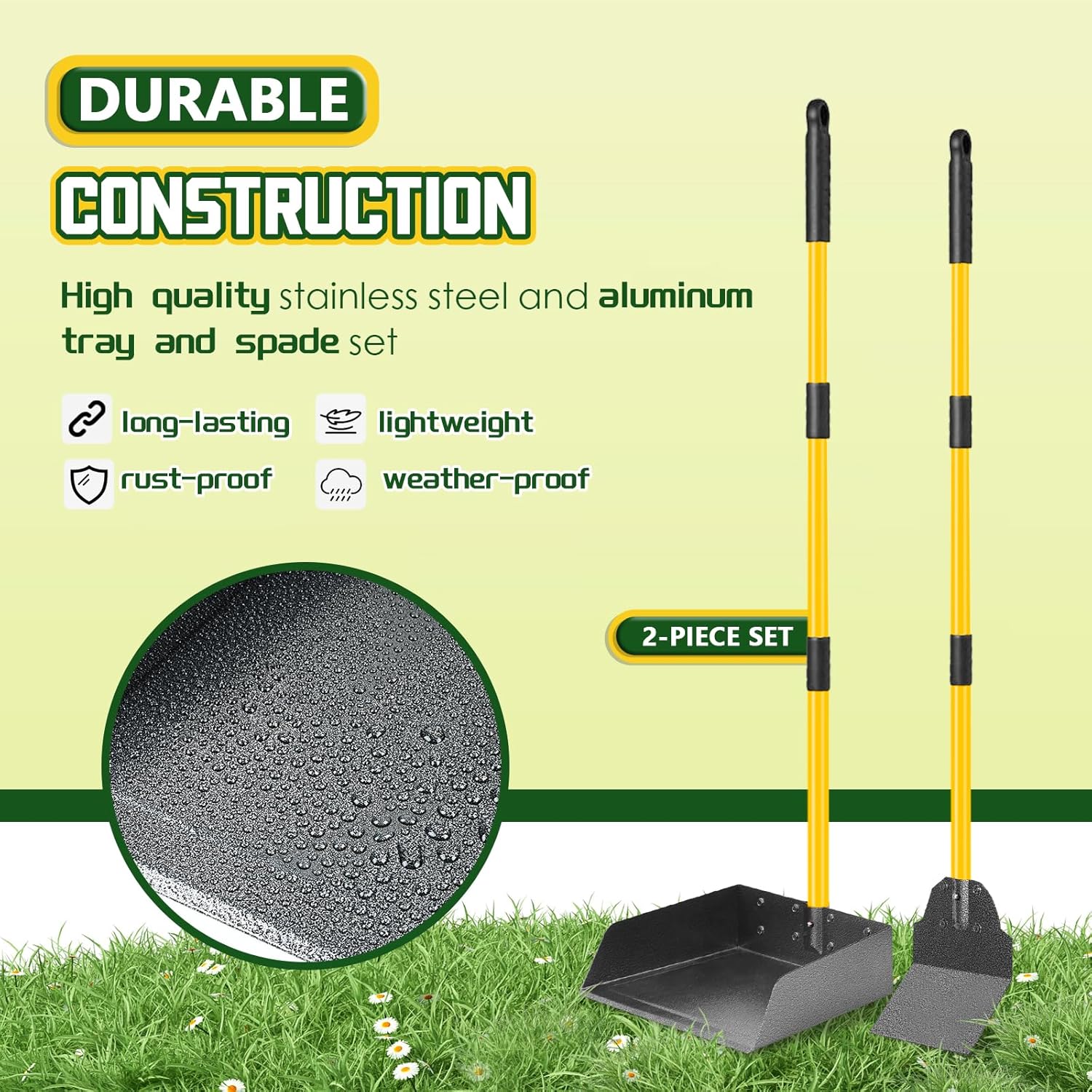 Thumbnail 4 de CJYMMFAN Dog Pooper Scooper with Adjustable Handle