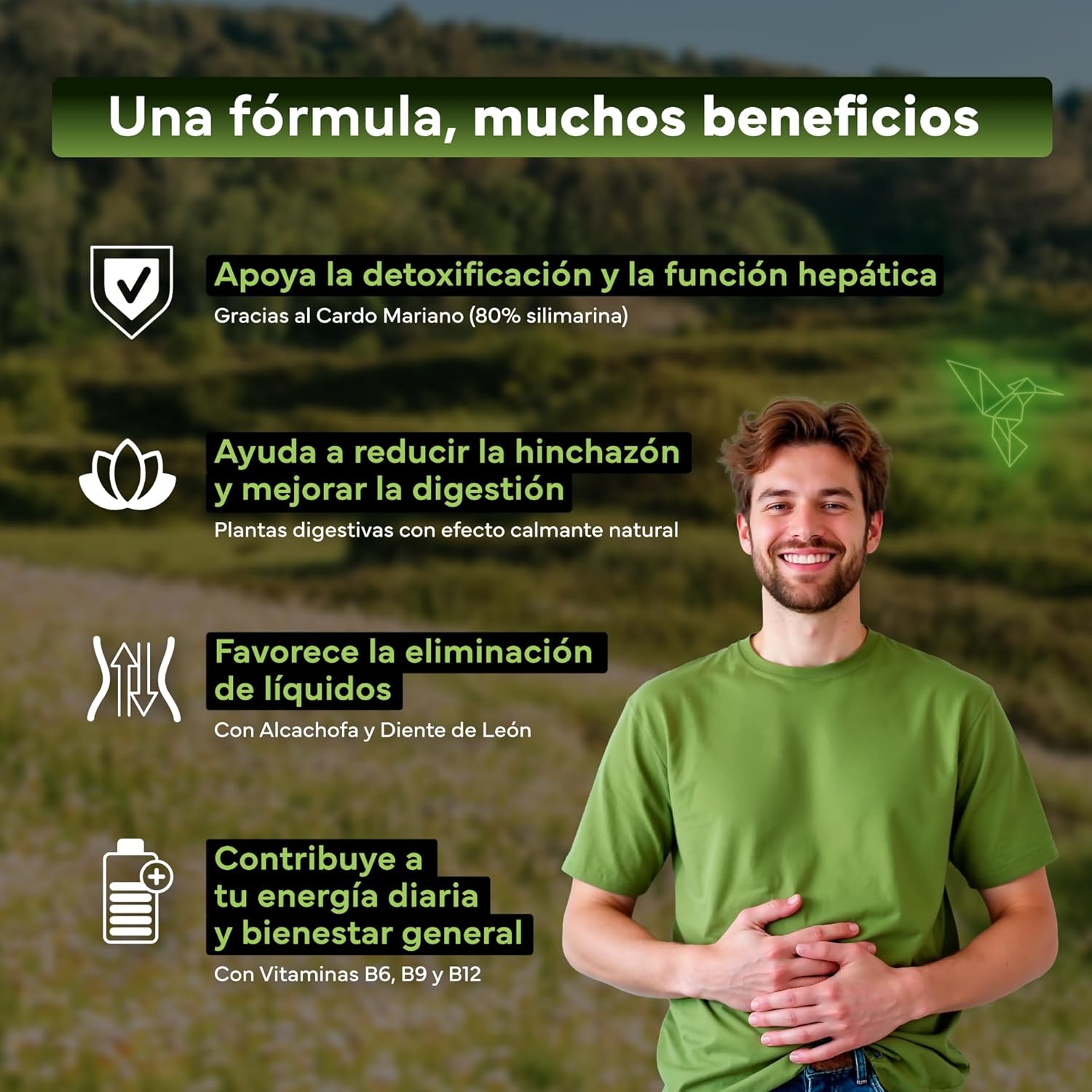 Detalle 1 de SEVENS NUTRITION Cardo Mariano 120 cápsulas