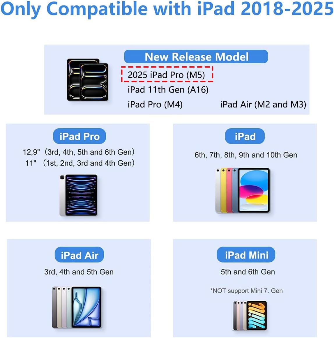 Thumbnail 1 de CAMPEXON Pencil für iPad A16 (2018–2025) mit Tilt & Palm Rejection – Stylus mit Schnellladung