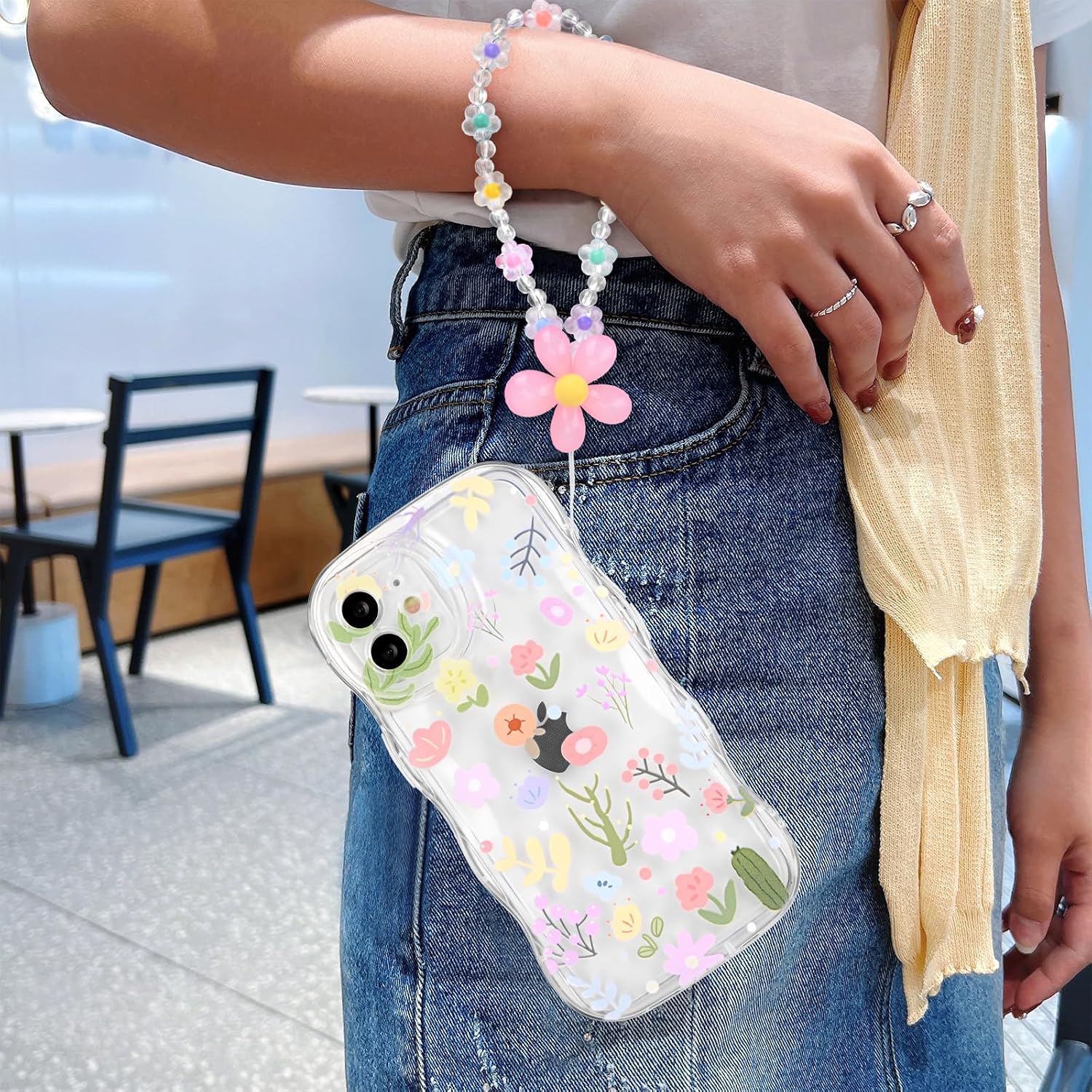 Thumbnail 6 de Newseego Clear iPhone 12 Case for Girls & Women with Floral Design