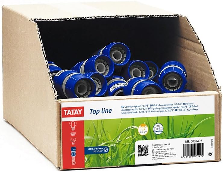 Thumbnail 1 de TATAY 0001402 Connettore rapido 16–22, Blu — kit completo irrorazione per terrazze e piccoli giardini