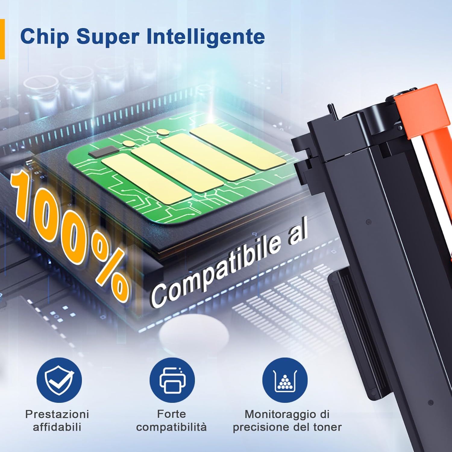 Thumbnail 2 de Palmtree TN2420 compatibile toner Brother (2 nero) per MFC, DCP e HL