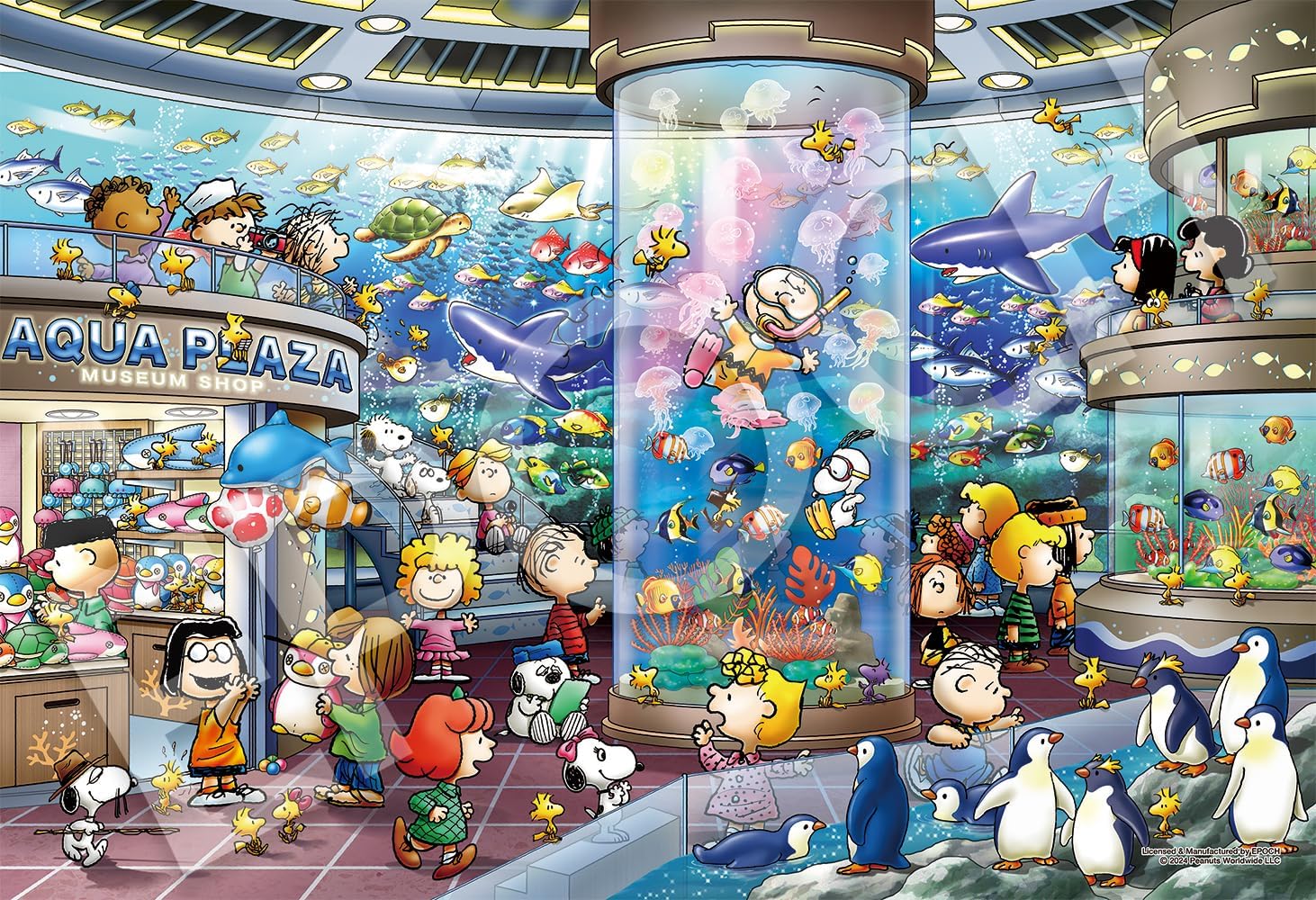 Thumbnail 3 de エポック社 54-717s PEANUTS スヌーピー ジグソーパズル 2000スーパースモールピース 38×53cm
