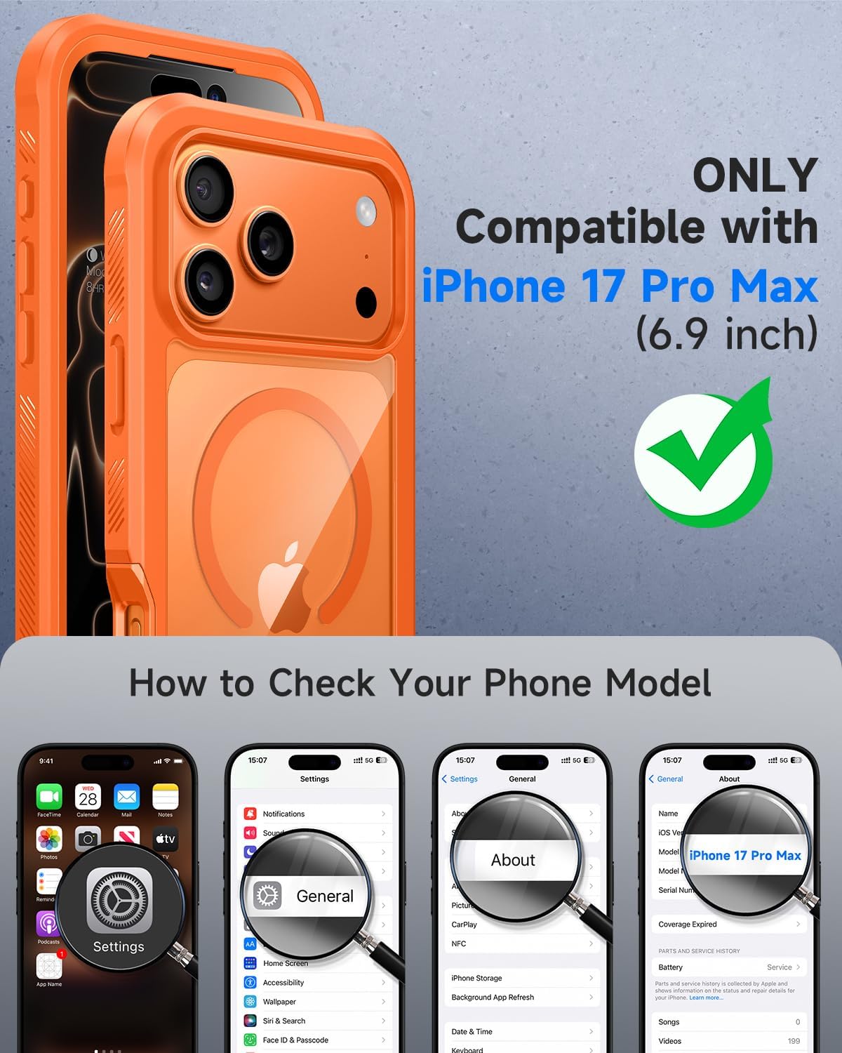 Thumbnail 6 de iPhone 17 Pro Max MagSafe privacy case