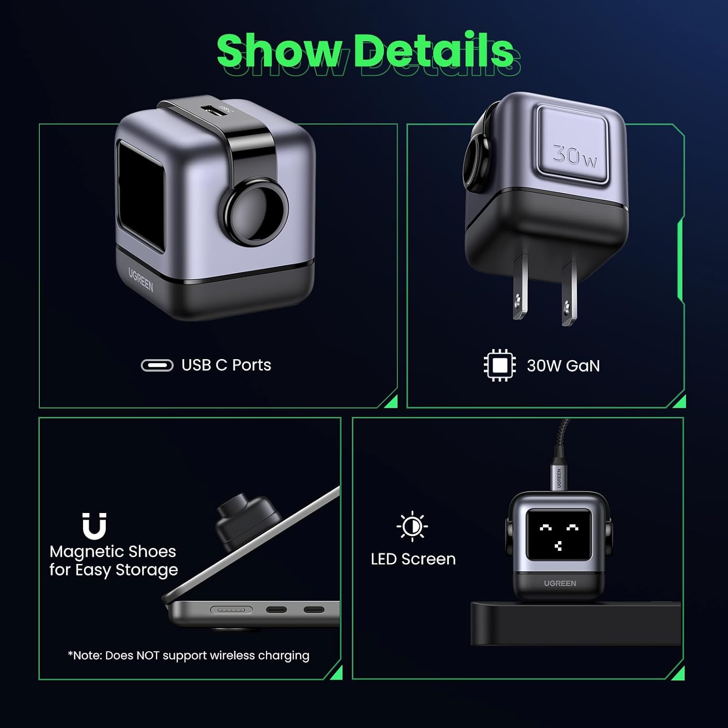 Detalle 2 de UGREEN Uno 30W USB C Charger