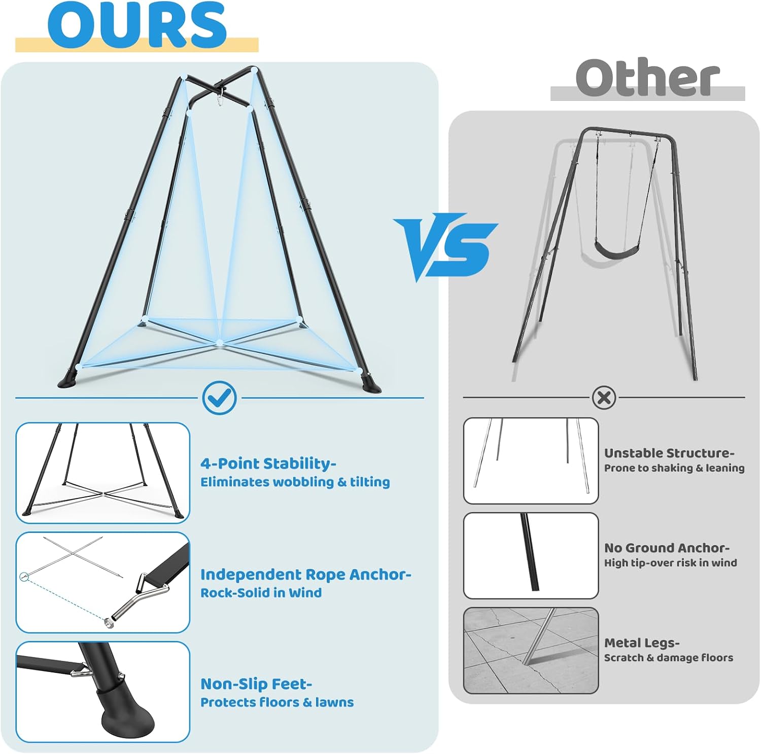 Thumbnail 3 de Swing Stand Frame for Sensory Swing Set