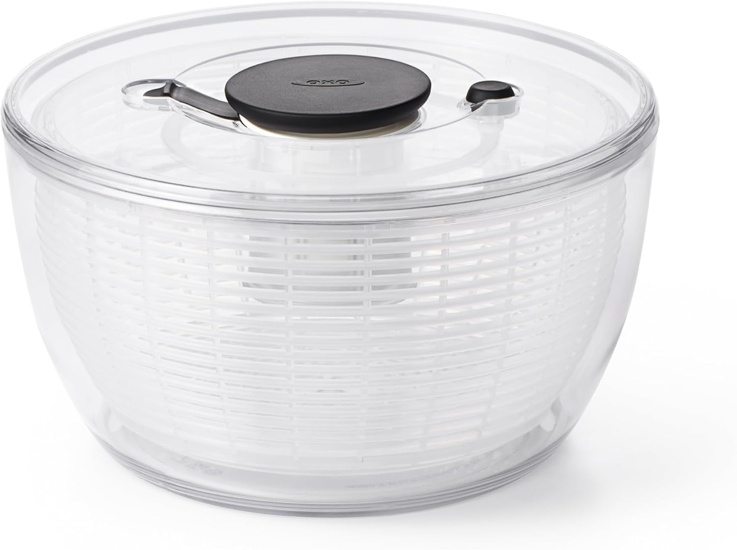 Detalle de OXO Good Grips Salatschleuder mit Sieb und Deckel – zum Waschen und Trocknen von Salat