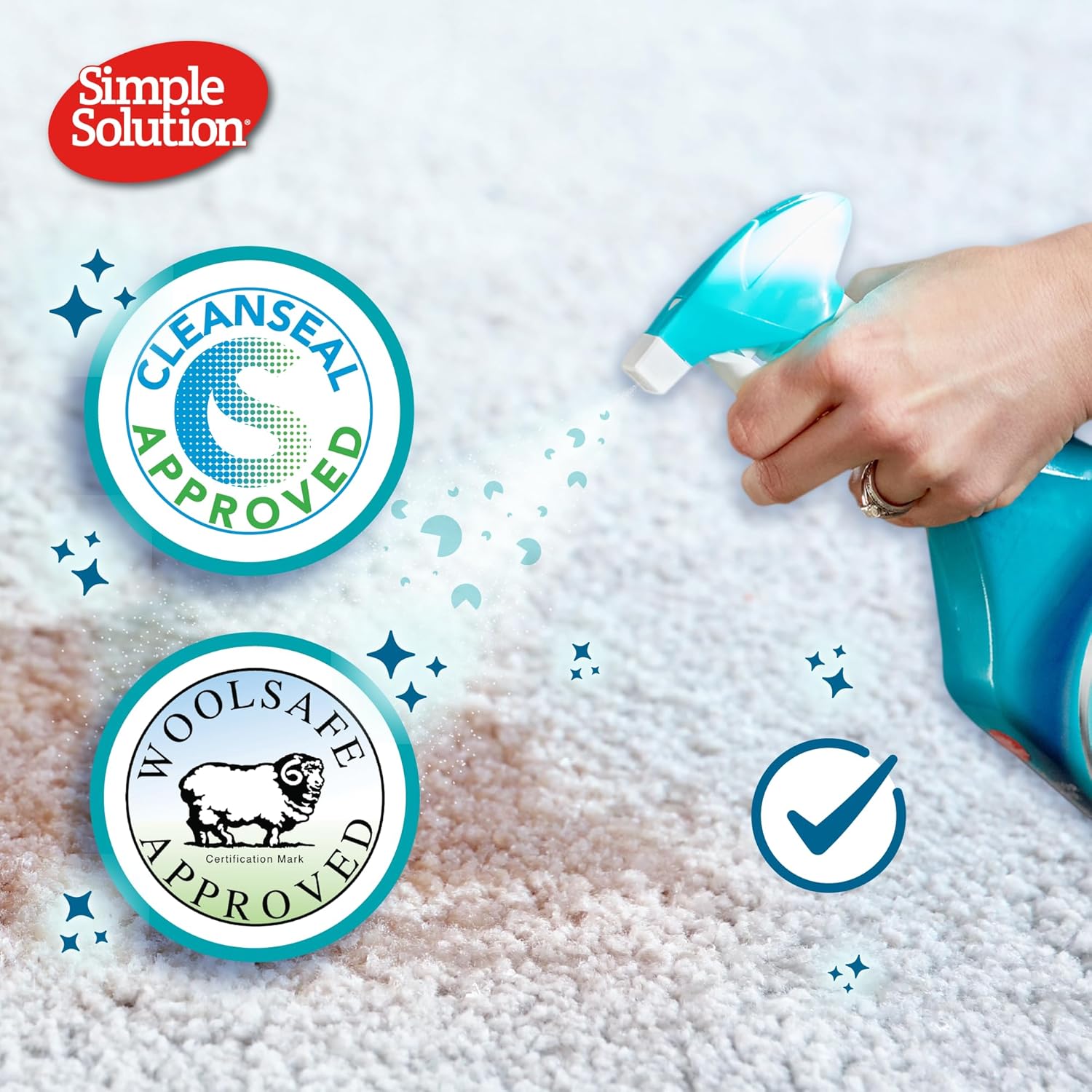 Thumbnail 3 de Simple Solution Pet Stain and Odour Remover Rainforest Fresh 750 ml – enzymatischer Reiniger gegen Flecken & Gerüche von Hund und Katze