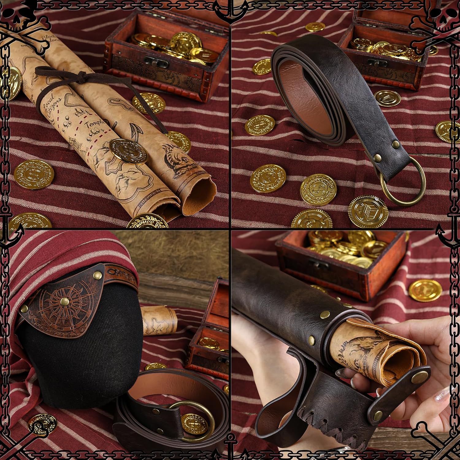 Thumbnail 3 de HiiFeuer Piratenkostüm Mittelalter