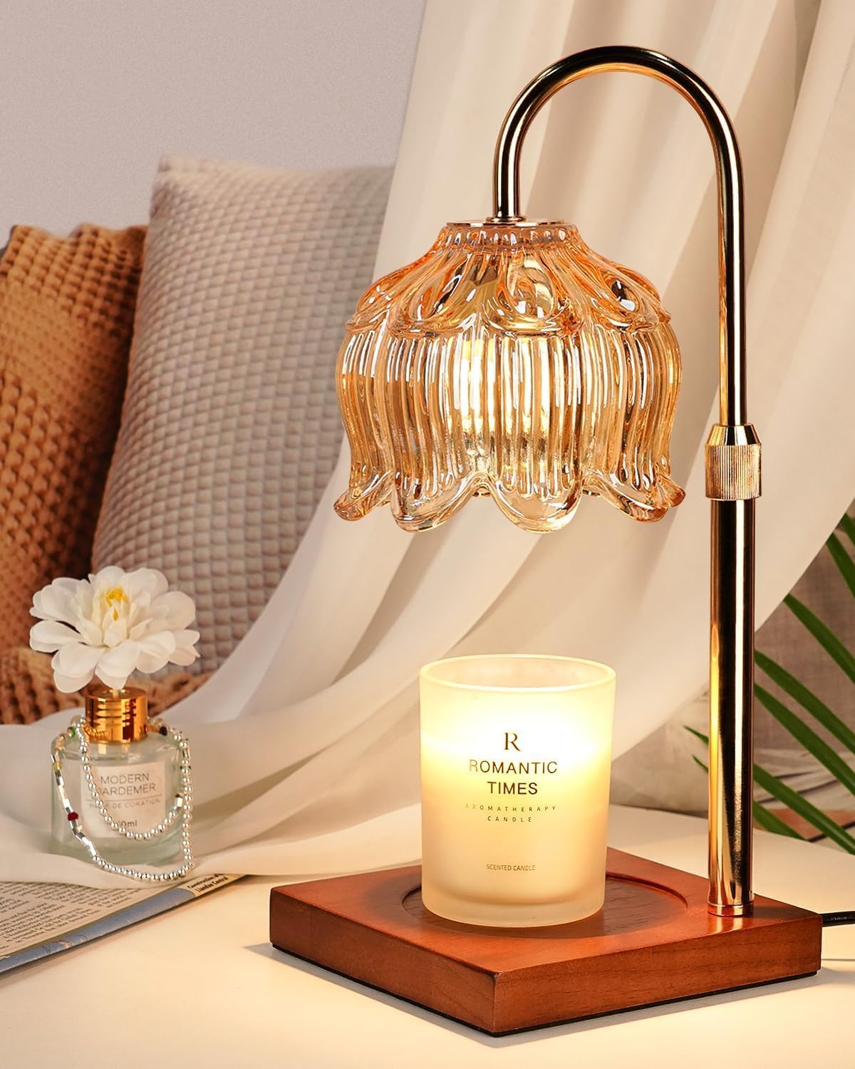 Thumbnail 6 de Flower Candle Warmer Lamp with Timer & Dimmer