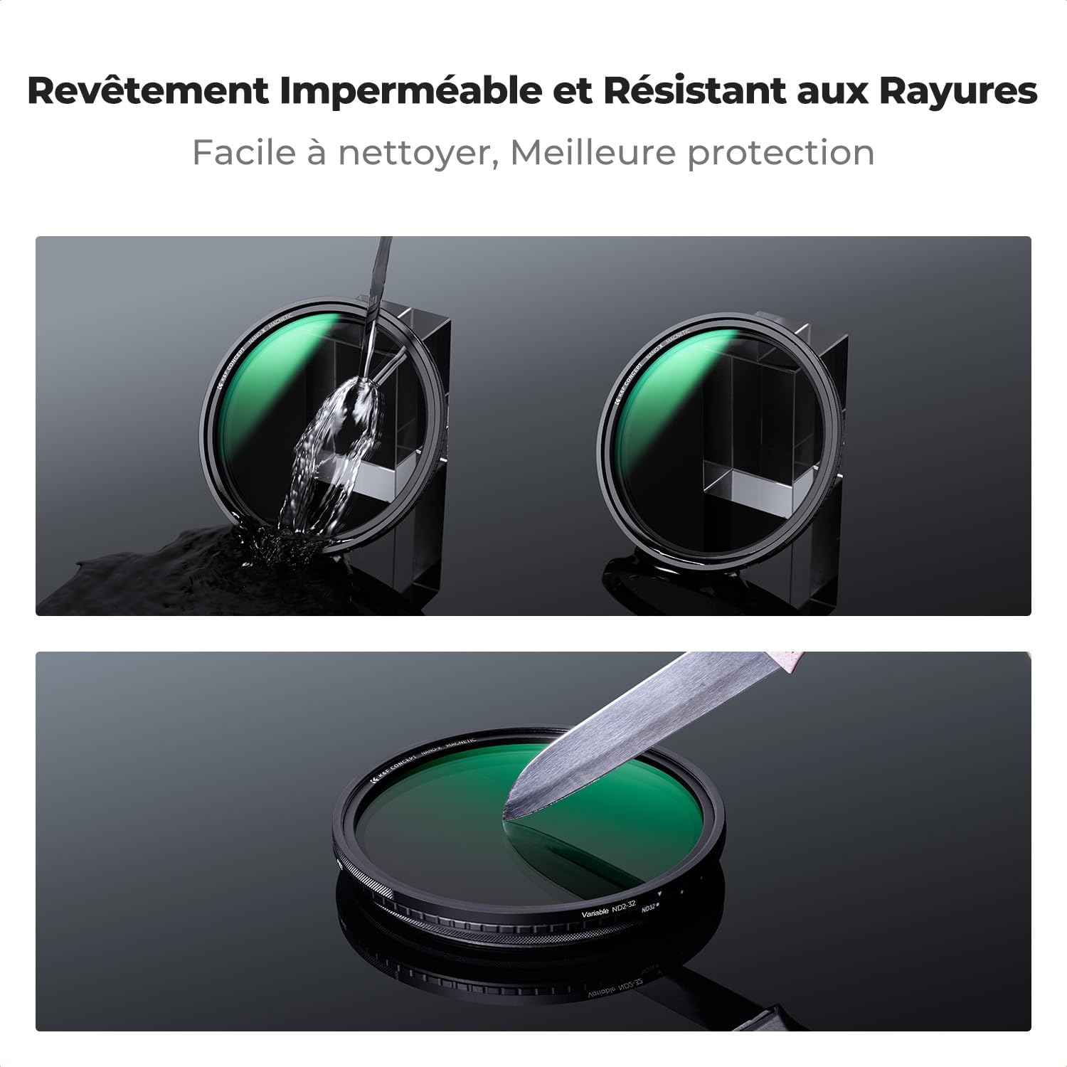 Thumbnail 6 de K&F CONCEPT 67mm Filtre ND2-32 Magnétique – Kit rapide et polyvalent